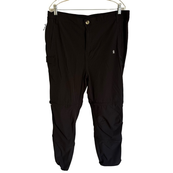 Little Donkey Andy Size XXL Black Nylon Zip Off Convertible Cargo Pants Active - Picture 1 of 6